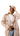 Beige Oversized Fit Long Trench Coat with Belt - FREYJA INDIA -