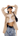 Beige Premium Double - breasted Trench Coat with Belt - FREYJA INDIA -