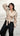 Beige Premium Lightweight Jacket with Belt - FREYJA INDIA -