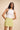 Linen Blend Lime Green Mini Skirt - FREYJA INDIA -