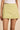 Linen Blend Lime Green Mini Skirt - FREYJA INDIA -