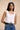 Linen Blend White Waistcoat - FREYJA INDIA -