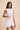 Linen White Waistcoat Mini Dress - FREYJA INDIA -