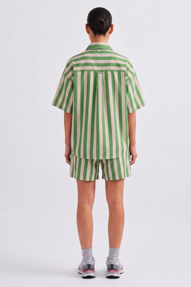 Cotton Striped Shorts