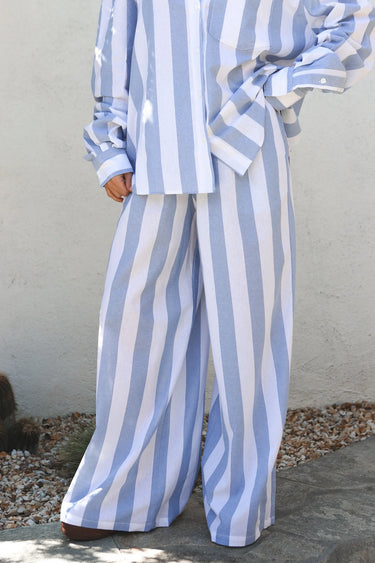 Cotton Striped Oversized Shirt