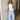 Baby Blue Linen Blend Balloon Trouser - FREYJA GLOBAL-