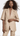 Beige short sleeved Twill Blazer - FREYJA INDIA - 