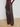Brown Faux Leather Pant - FREYJA GLOBAL - 