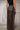 Brown Vegan Leather Long Pencil Skirt - FREYJA GLOBAL - 