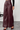Burgundy Faux Leather Pant - FREYJA GLOBAL - 