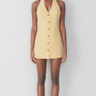Butter Yellow Vest Dress - FREYJA INDIA - 