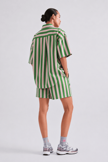 Cotton Striped Shorts - FREYJA GLOBAL - 