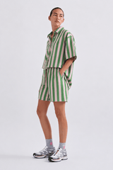 Cotton Striped Shorts - FREYJA GLOBAL - 