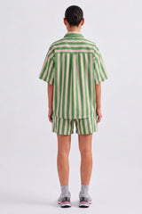 Cotton Striped Shorts - FREYJA GLOBAL - 
