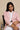 Linen Baby Pink Blazer - FREYJA INDIA - 