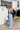 Linen Blend Baby Blue Drawstring Trouser - FREYJA GLOBAL - 