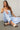 Linen Blend Baby Blue Drawstring Trouser - Loose fit - FREYJA GLOBAL-
