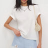 Linen Blend baby blue Lace Short - FREYJA GLOBAL - 