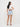 Linen Blend baby blue Lace Short - FREYJA GLOBAL - 