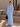 Linen Blend Baby Blue Oversized Shirt - FREYJA GLOBAL-