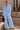 Linen Blend Baby Blue Oversized Shirt - FREYJA GLOBAL-