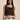 Linen Blend Black Top - FREYJA INDIA - 