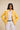 Linen Blend Butter Yellow Blazer - FREYJA INDIA - 