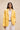 Linen Blend Butter Yellow Blazer - FREYJA INDIA - 