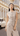 Linen Boat Neck Beige Long Waistcoat - FREYJA GLOBAL - 