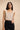 Linen Square Neck Beige Top - FREYJA INDIA - 