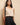 Linen Square Neck Beige Top - FREYJA INDIA - 