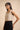 Linen Square Neck Beige Top - FREYJA INDIA - 