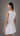 Linen White Waistcoat Mini Dress - FREYJA INDIA - 