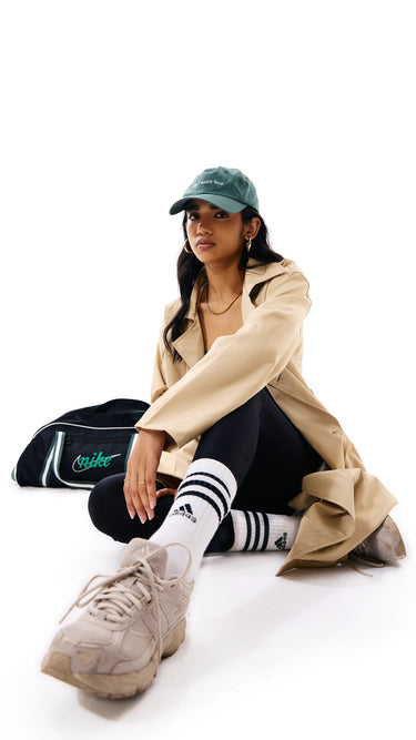 OG Premium Beige Trench Coat for Women with Belt - FREYJA INDIA - 