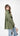 Oversized Trench Coat Olive Green - FREYJA INDIA - 