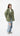 Oversized Trench Coat Olive Green - FREYJA INDIA - 
