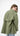 Oversized Trench Coat Olive Green - FREYJA INDIA - 