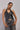 Premium Black Vegan leather Halter neck top - FREYJA GLOBAL - 