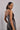 Premium Brown Vegan leather Halter neck top - FREYJA GLOBAL - 