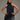 Premium Satin Black Asymmetric Top with Black Lace - FREYJA GLOBAL - 