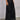 Premium Satin Black Long Skirt with Black Lace - FREYJA GLOBAL - 