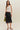 Premium Satin Black Midi Skirt With Black Lace - FREYJA GLOBAL - 