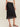 Premium Satin Black Midi Skirt With Black Lace - FREYJA GLOBAL - 