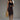 Premium Satin Brown Asymmetric Skirt with Black Lace - FREYJA GLOBAL - 