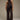 Premium Satin Brown Asymmetric Top with Black Lace - FREYJA GLOBAL - 