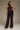 Premium Satin Brown Asymmetric Top with Black Lace - FREYJA GLOBAL - 