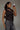 Premium Satin Brown Asymmetric Top with Scarf - FREYJA GLOBAL - 