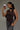 Premium Satin Brown Asymmetric Top with Scarf - FREYJA GLOBAL - 