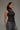 Premium Satin Brown Asymmetric Top with Scarf - FREYJA GLOBAL - 
