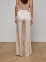 Premium Satin Champagne Pant - FREYJA GLOBAL - 
